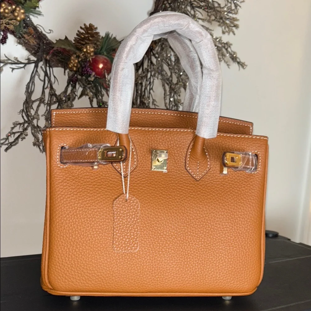 Brown Genuine leather wirkin